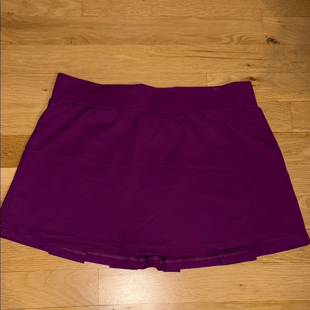 Excellent Lacoste Sport Women's pleated tennis golf fuschia purple skirt size 36 - Picture 5 of 7